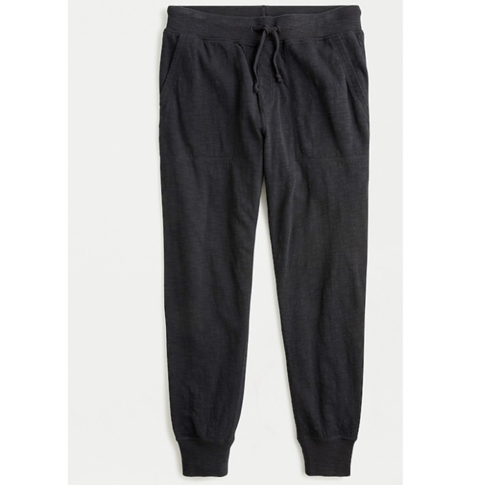 J. CREW Sportswear brushed fleece dark gray sweatpants joggers size large